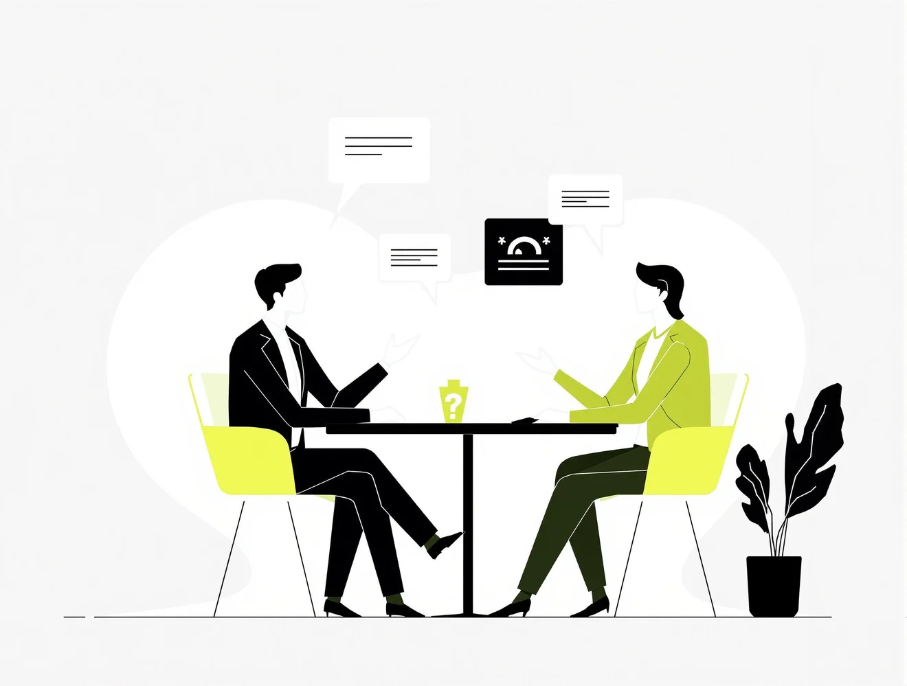 Business consultation meeting